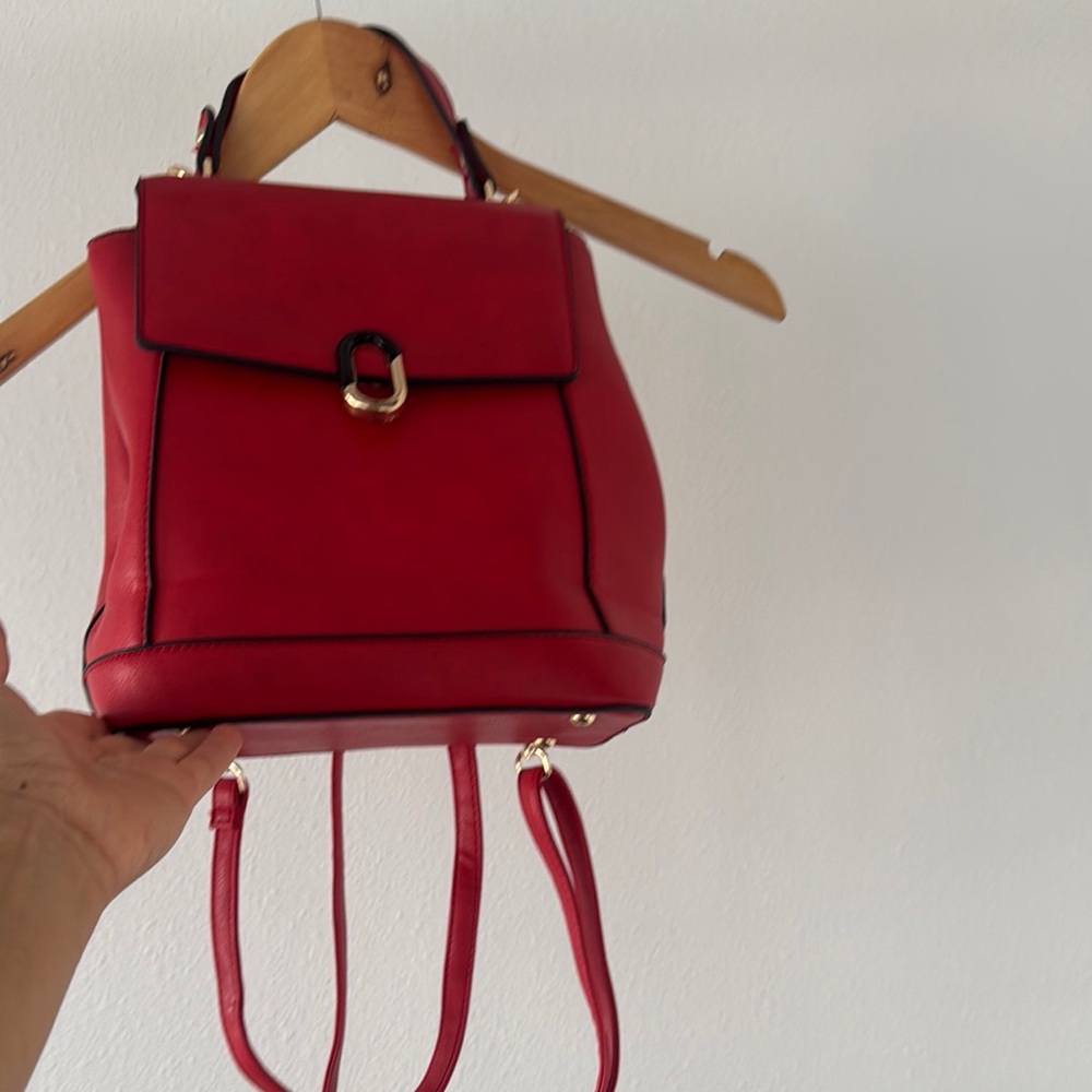 Elegant Red Backpack